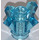 LEGO Bleu clair transparent Osciller 1 x 1 avec 4 points (11127 / 28568)