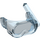LEGO Transparant Lichtblauw Scuba Masker met Lucht Slang (30090 / 35244)