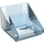 LEGO Bleu clair transparent Pente 1 x 1 (31°) (50746 / 54200)