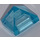 LEGO Bleu clair transparent Pente 1 x 1 x 0.7 Pyramide (22388 / 35344)