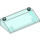 LEGO Transparent Light Blue Slope 3 x 6 (25°) without Inner Walls (35283 / 58181)