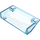 LEGO Transparentes Hellblau Steigung 3 x 6 (25°) ohne Innenwände (35283 / 58181)