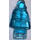 LEGO Transparent Light Blue Statuette with Cape and Hood (3543 / 16478)