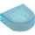 LEGO Transparent Light Blue Tile 1 x 1 Half Oval (24246 / 35399)