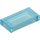 LEGO Transparentes Hellblau Fliese 1 x 2 mit Nut (3069 / 30070)