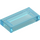 LEGO Transparentes Hellblau Fliese 1 x 2 mit Nut (3069 / 30070)