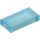 LEGO Transparentes Hellblau Fliese 1 x 2 mit Nut (3069 / 30070)