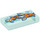 LEGO Transparentes Hellblau Fliese 1 x 2 mit Koi Fisch mit Nut (3069 / 105178)