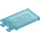 LEGO Transparent Light Blue Tile 2 x 3 with Horizontal Clips (Thick Open &#039;O&#039; Clips) (30350 / 65886)