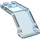 LEGO Transparent Light Blue Windscreen 2 x 5 x 1.3 (6070 / 35271)