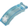 LEGO Transparent Light Blue Windscreen 2 x 5 x 2 with Handle with White Spider (35375 / 106856)