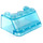 LEGO Transparent Light Blue Windscreen 3 x 4 x 1 &amp; 1/3 with 6 Studs on Top