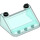 LEGO Transparent Light Blue Windscreen 4 x 3 x 1.3 with Hollow Studs (35279 / 57783)