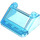 LEGO Transparentes Hellblau Windschutzscheibe 4 x 3 x 1.3 mit Hollow Bolzen (35279 / 57783)
