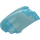 LEGO Transparent Light Blue Windscreen 6 x 8 x 2 with Cut Out (5274)