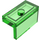 LEGO Vert clair clair transparent Panneau 1 x 2 x 1 avec coins carrés (4865 / 30010)
