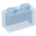LEGO Bleu moyen transparent Brique 1 x 2 sans tube à l&#039;intérieur (3065 / 35743)