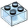 LEGO Bleu moyen transparent Brique 2 x 2 (3003 / 6223)