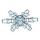 LEGO Transparentes Mittelblau Ice Crystal (42409 / 53972)