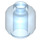 LEGO Transparent Medium Blue Minifigure Head (Recessed Solid Stud) (3274 / 3626)