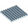 LEGO Bleu moyen transparent assiette 8 x 8 (41539 / 42534)