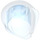 LEGO Bleu Moyen Transparent Rond Bulle Casque (30214)