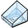 LEGO Bleu moyen transparent Pente 1 x 1 (31°) (50746 / 54200)