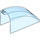 LEGO Transparent Medium Blue Windscreen 4 x 8 x 4 with Hinge (30649)