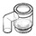 LEGO Transparent Mug (3899 / 28655)
