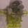 LEGO Transparent Neon Green Bad Robot with Marbled Pearl Light Gray (53988 / 55315)