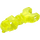 LEGO Transparant neon groen Balk met Kogelgewricht en Twee Joints (90617)