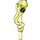 LEGO Transparant neon groen Cobra Staff (98134)