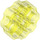 LEGO Transparant Neon Groen Connector Ronde met Pin en As Gaten (31511 / 98585)