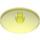 LEGO Transparentes Neongrün Dish 4 x 4 (Solider Bolzen) (3960 / 30065)
