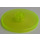 LEGO Transparent Neon Green Dish 4 x 4 (Solid Stud) (3960 / 30065)