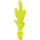 LEGO Transparentes Neongrün Flamme mit Basisrand keine Pins (6126 / 28618)