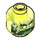LEGO Transparentes Neongrün Haunted Chef Enzo Minifigure Kopf (Einbau-Vollbolzen) (3626 / 65238)