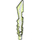 LEGO Transparentes Neongrün Ice Schwert mit Marbled Weiß (11439 / 21548)