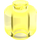 LEGO Transparant Neon Groen Minifigure Hoofd (Veiligheids Stud) (3626 / 88475)