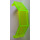 LEGO Transparant Neon Groen Paneel 3 x 2 x 6 Angled (2466 / 30226)