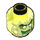 LEGO Transparent Neon Green Possessed Scott Francis Minifigure Head (Recessed Solid Stud) (3626 / 66666)