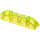 LEGO Transparent Neon Green Slope 1 x 4 Curved with Sloped Ends and Two Top Studs (40996)