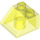 LEGO Transparant Neon Groen Helling 2 x 2 (45°) (3039 / 6227)