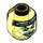 LEGO Transparent Neon Green Soul Archer Minifigure Head (Recessed Solid Stud) (3626 / 21439)