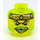 LEGO Transparent Neon Green Soul Archer Minifigure Head (Recessed Solid Stud) (3626 / 21439)