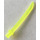 LEGO Transparant Neon Groen Zwaard met Vierkant Crossguard