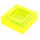 LEGO Transparent Neon Green Tile 1 x 1 with Groove (3070 / 30039)