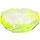 LEGO Vert néon transparent Pare-brise 10 x 10 x 4 Octagonal Canopée (2598 / 83897)