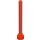 LEGO Transparentes Neonrot-Orange Antenne 1 x 4 mit abgerundeter Spitze (3957 / 30064)