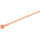 LEGO Transparant neon roodachtig oranje Antenne 1 x 8 (2569 / 47094)